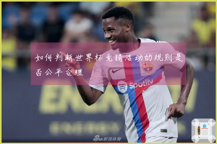 如何判断世界杯竞猜活动的规则是否公平合理